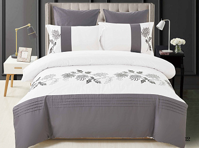 Постельное белье Эмануэль/сатин с вышивкой